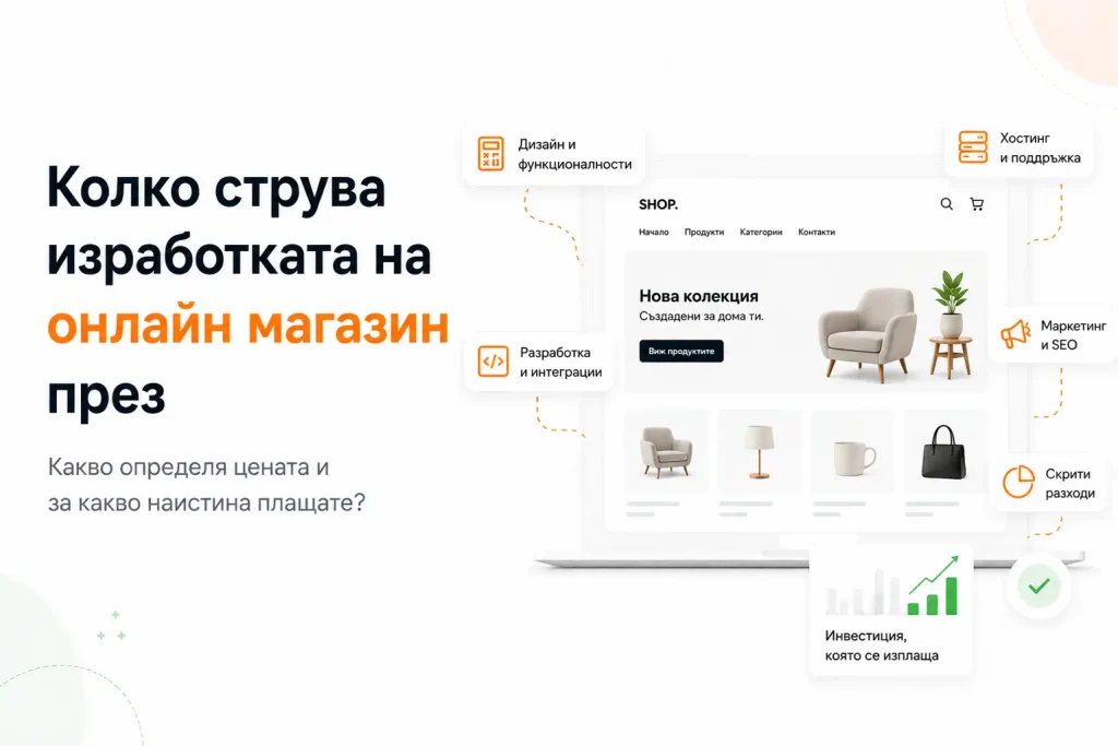 Колко струва изработката на онлайн магазин през 2026 - Project Yordanov Blog