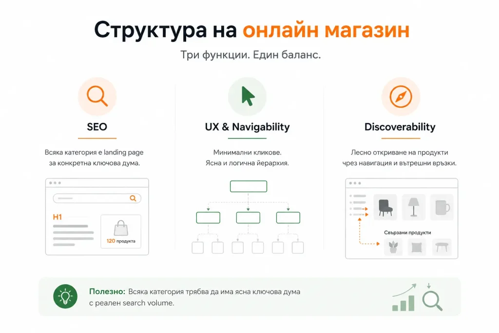 Добрата структура работи едновременно на три нива. Решение, оптимизирано само за едното, обикновено вреди на другите две.