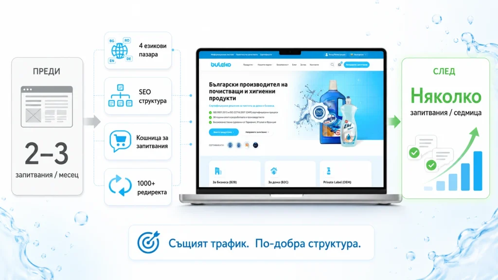 БУЛЕКО-2000, български производител на перилни и почистващи препарати с над 25 години опит