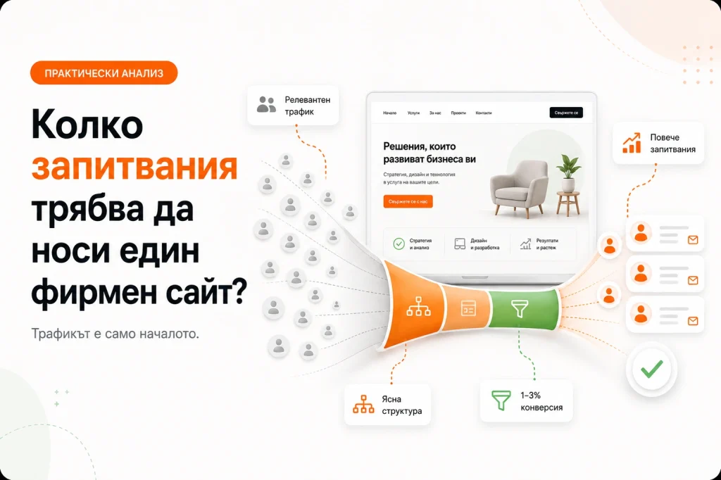 Колко запитвания трябва да носи един фирмен сайт?