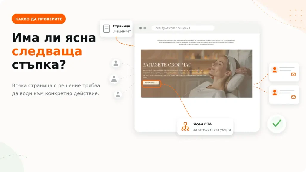 Стъпки за повече запитвания за сайт за услуги