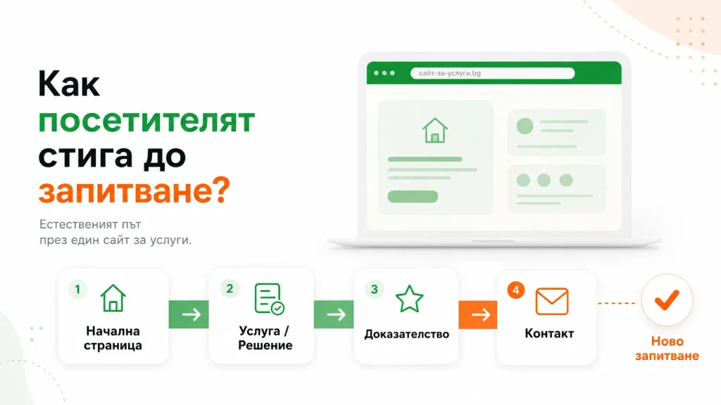 Lead-flow схема на сайт за услуги